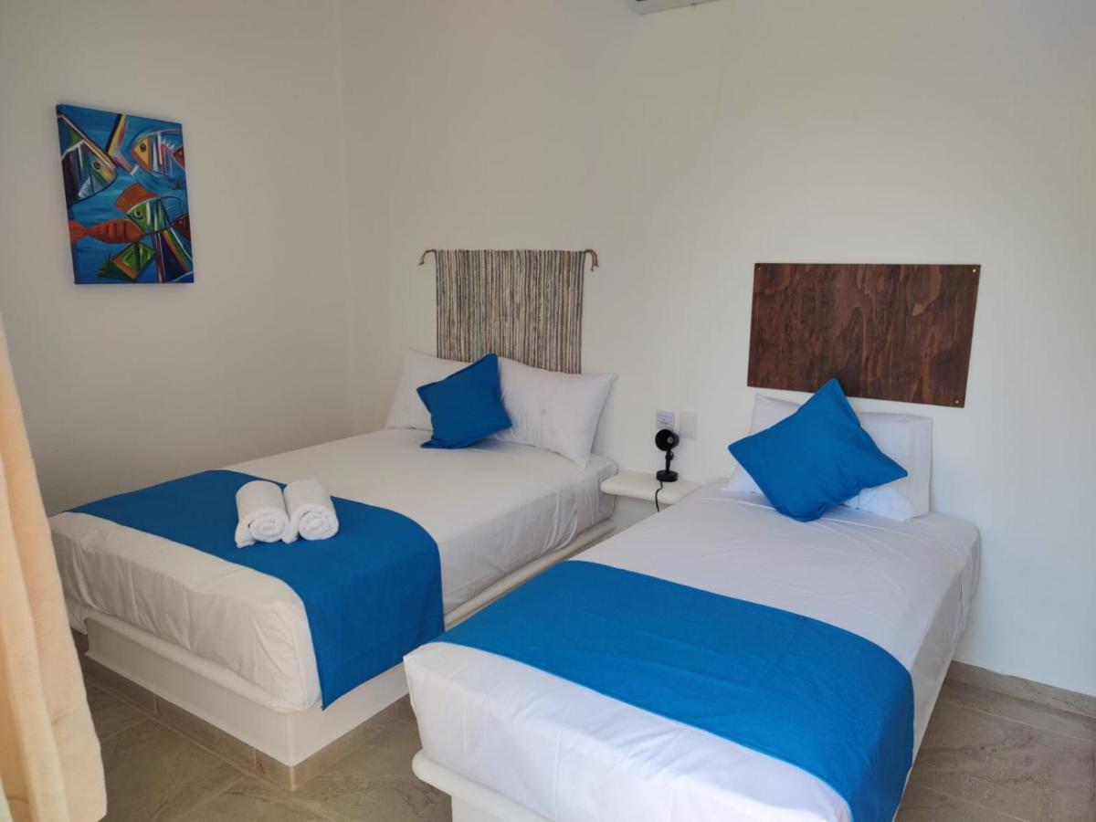 Blue Bocana Santa Cruz Huatulco Buitenkant foto
